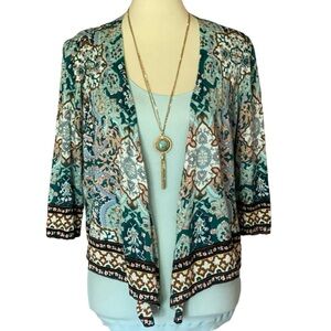 🦚HOST PICK🦚 Chico’s Medallion Tie-Front Cardigan